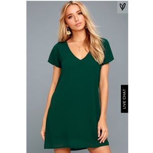 Green Shift Dress